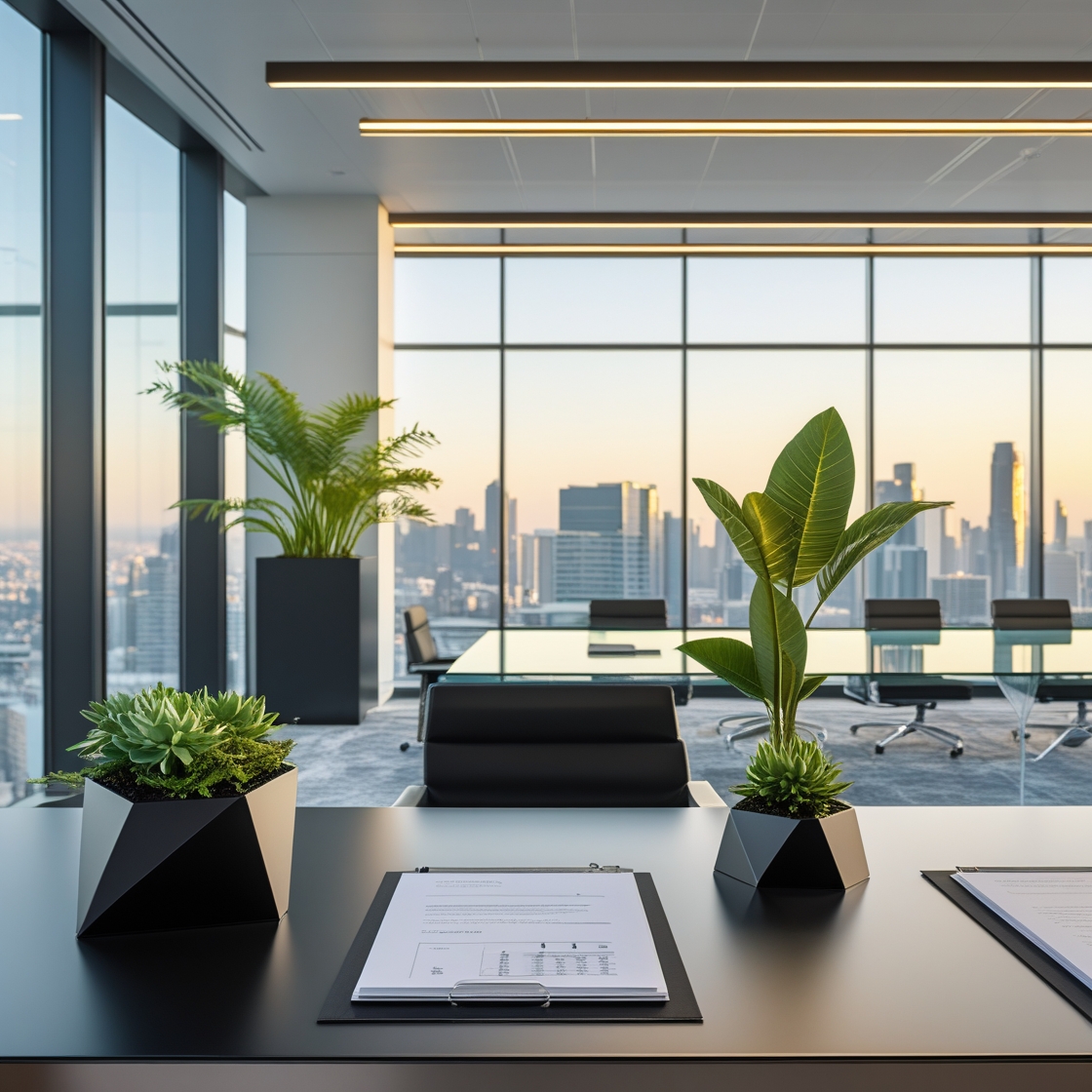 Modern corporate office